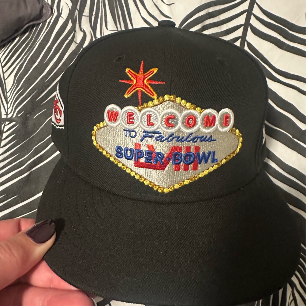 Super Bowl LViiii chiefs hat - like new